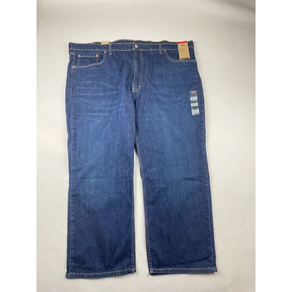 NWT Levi's 559 Relaxed Straight Fit Jeans Mens 50 x‎ 29 Blue Big&Tall